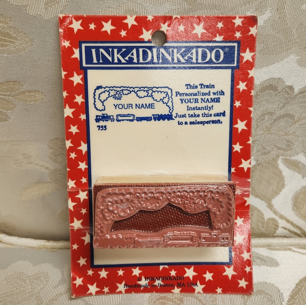 INKADINKADO train Rubber Stamp